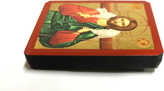 Jesus Christus O Poimen O Kalos Eikona Epipedi Katigoria Papier Tal No 000 Diasi 4.5cm X 6.0cm Heiligenikone Holz Mdf S&K Byzantinische Ikonen