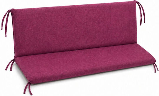 Pucioasa Pernă Swing Cushion De Grădină Cu Spătar Burgundă 50x150cm