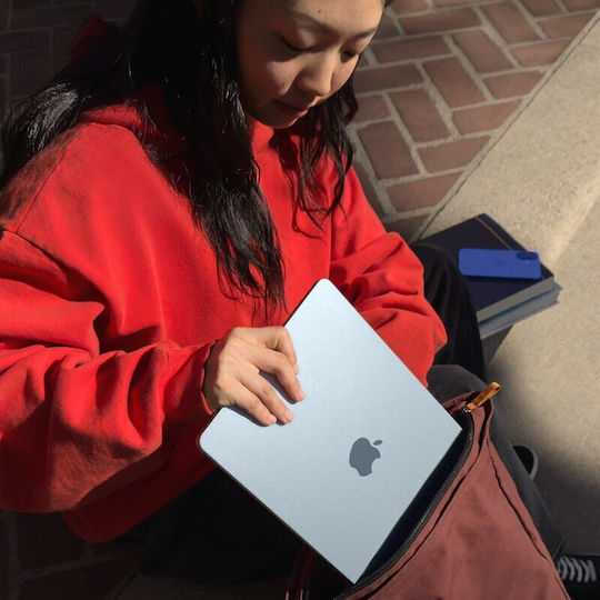 Apple MacBook Air 13.6" Panou IPS Ecran Retina (M4-10 Nuclee/16GB/512GB SSD/10-Core GPU) cu Încărcător 35W Dublu Port Albastru Ceresc Tastatură Română