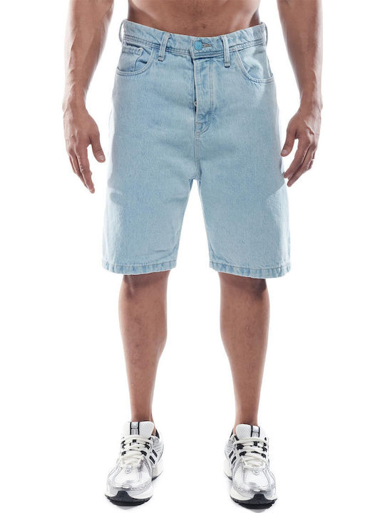 Ανδρική Βερμούδα Washed Blue