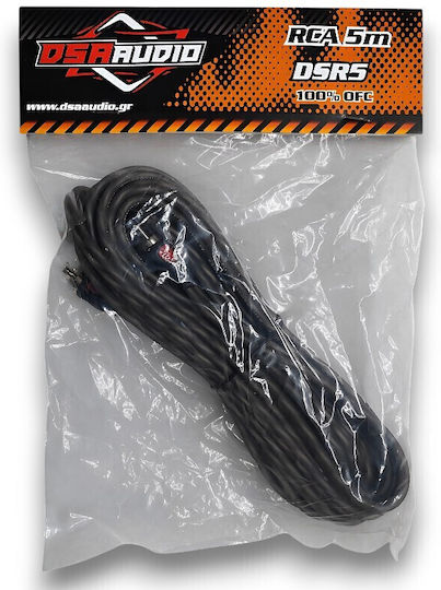 Dsa Audio Cable 2x Rca Male 2x Rca Male 5m Dsr5