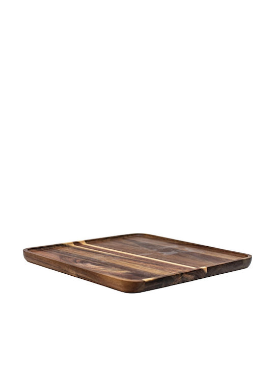 Placă Deșert Rectangulară Din Lemn 27x27cm pl603.004