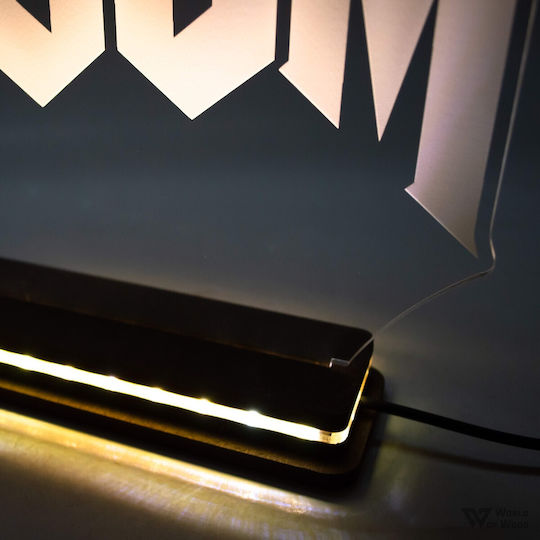 World of Wood Декоративно Осветително Тяло Doom LED 18x15см