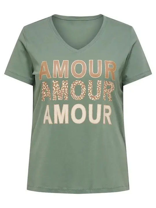 Γυναικείο T-shirt Animal Print Πρασινο