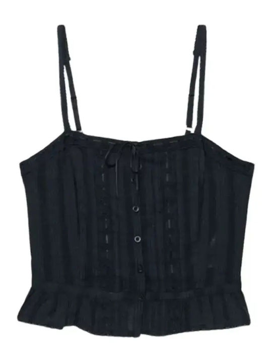 Ovin Γυναικείο Lingerie Top με Δαντέλα Eclipse Navy
