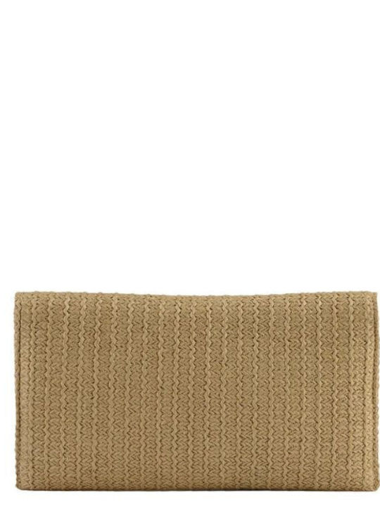 Rattankurze Handtasche Beiges