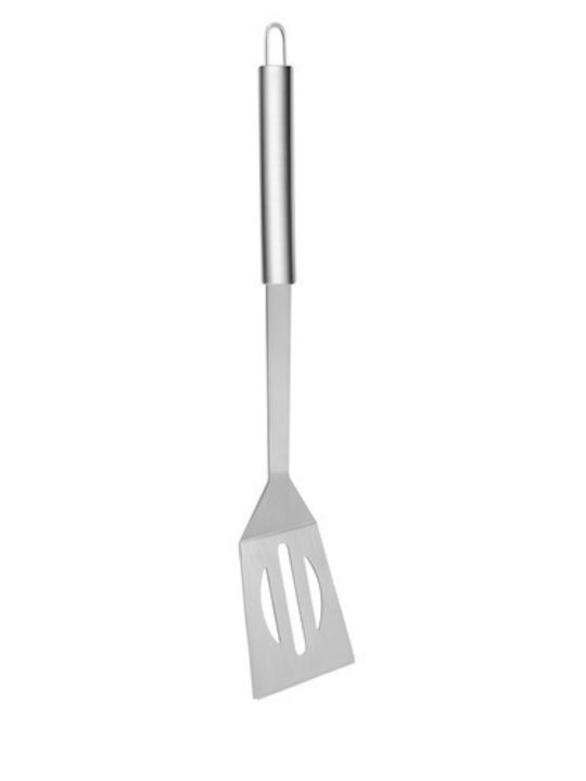 Set Ustensile Grătar 3 Piese Zola Pensetă Spatulă Perie Oțel Inoxidabil Husă Transport Argintiu Negru
