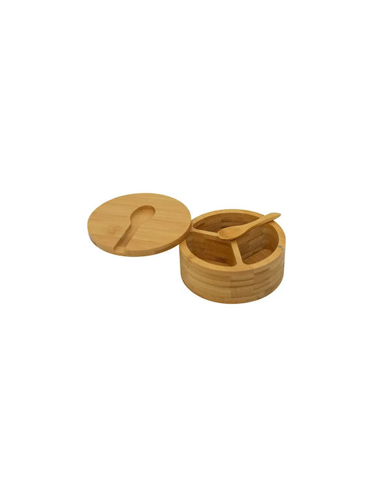 General Use Vase with Lid Wooden ac699
