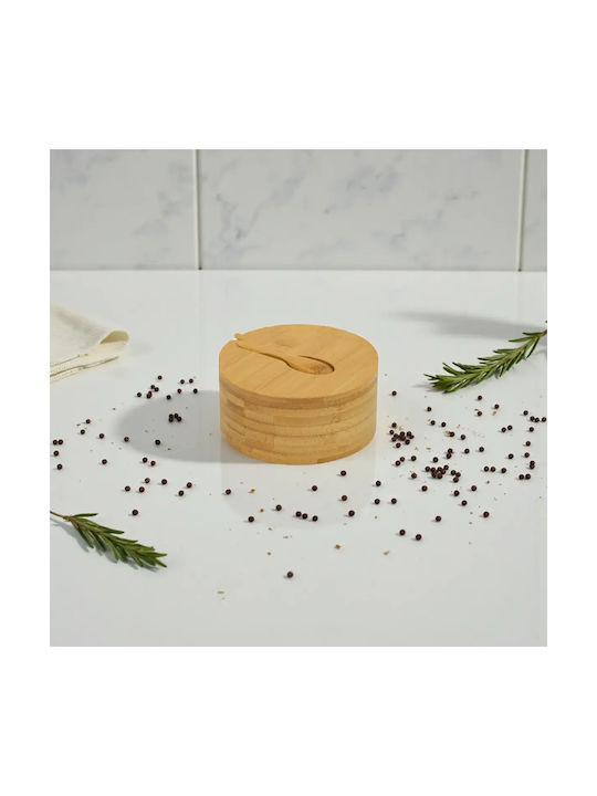 General Use Vase with Lid Wooden ac699
