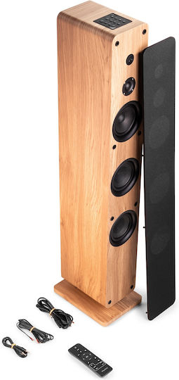 Audizio Arco Самоусилваща се Тонколона с Bluetooth 160W Дърво