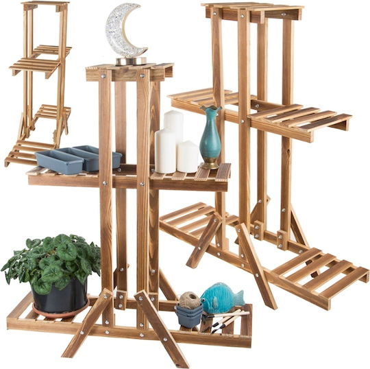 Wooden Brown Plant Stand