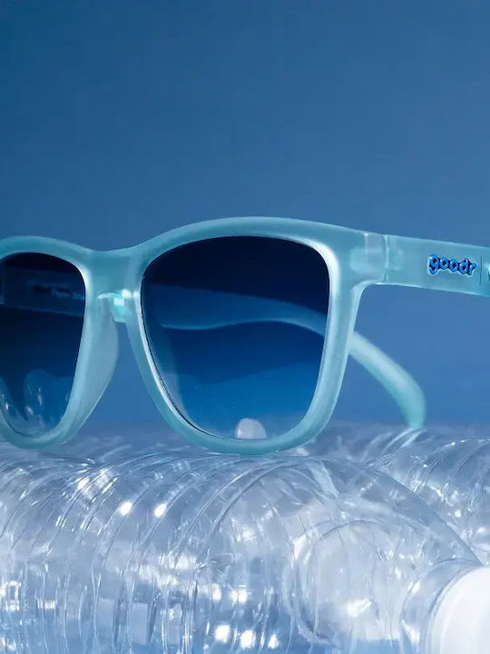Goodr These Unisex Sunglasses with Light Blue Frame and Blue Lens G00553-OG-02