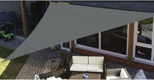 Dreieck Sonnensegel Grau 4m 120g/m²