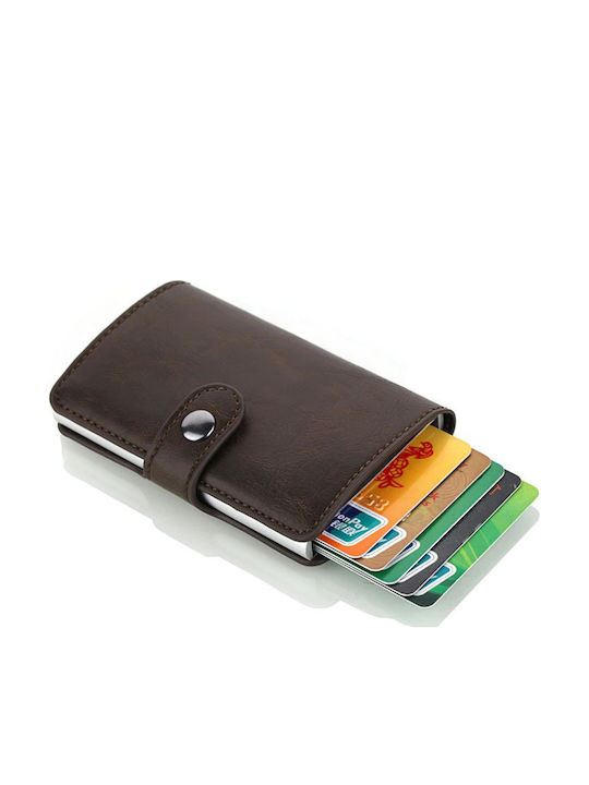 Herrenbrieftasche mit RFID Braun