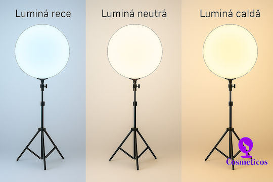 Кръгъл LED Панел с Топло Бяла Светлина 3000K