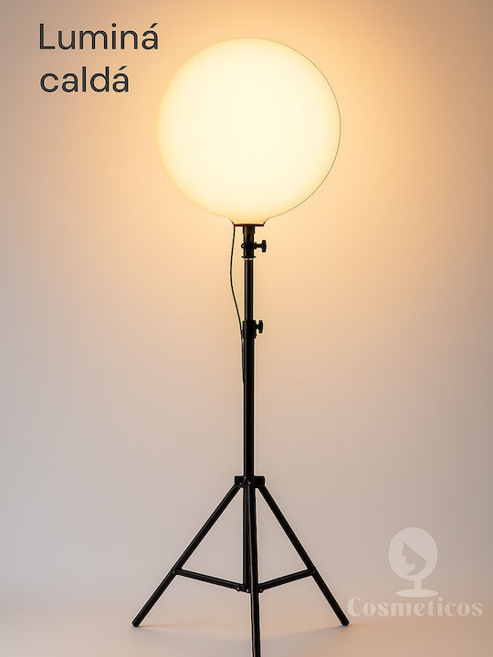 Round LED Panel with Warm White Light 3000K
