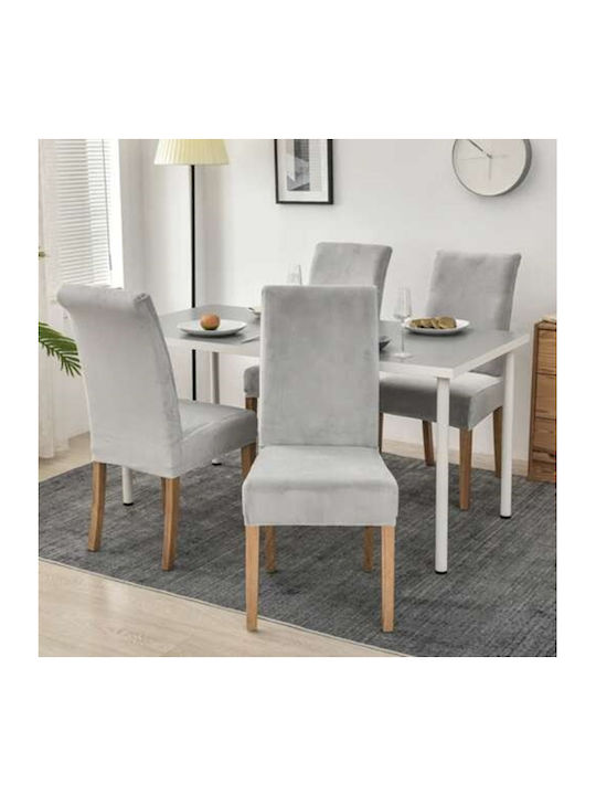 Kesnup Elastische Abdeckung Für Stuhl Grau 35x40cm