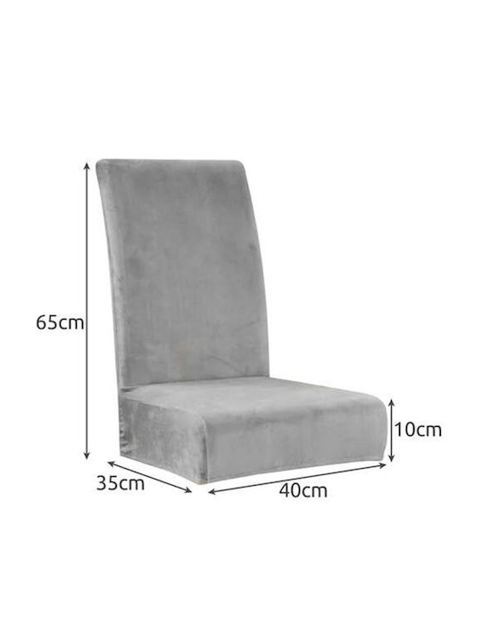 Kesnup Elastische Abdeckung Für Stuhl Grau 35x40cm