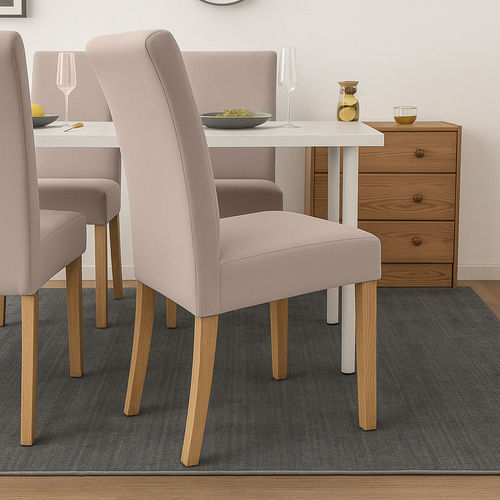 Husă Elastică Pentru Scaun Bej 65x40cm 6 Bucăți