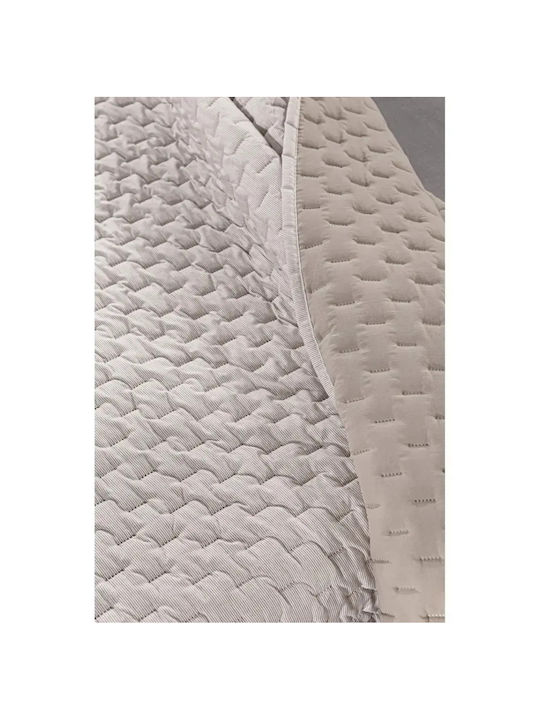 Guy Laroche Arden Tagesdecken Set Halbdoppel Microfiber Natürliche 180x240cm 2Stücke