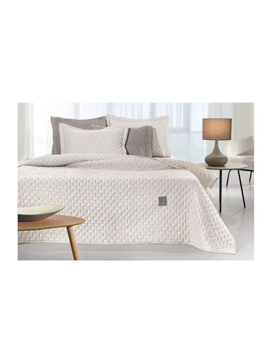 Guy Laroche Arden Tagesdecken Set Halbdoppel Microfiber Natürliche 180x240cm 2Stücke