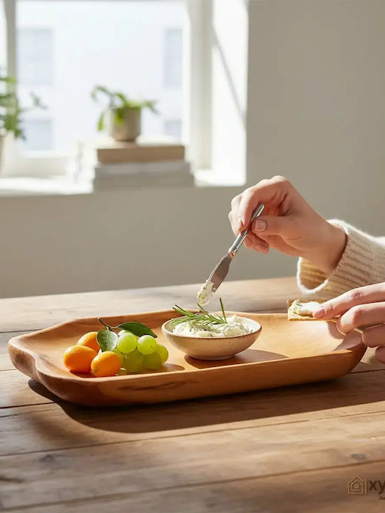 Wooden Serving Platter Beige 35x23cm pl624.020 Wooden Serving Platter Beige 35x23cm pl624.020