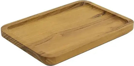 Piață De Servire Rectangulară Din Lemn Bej 20x14cm pl00080.001