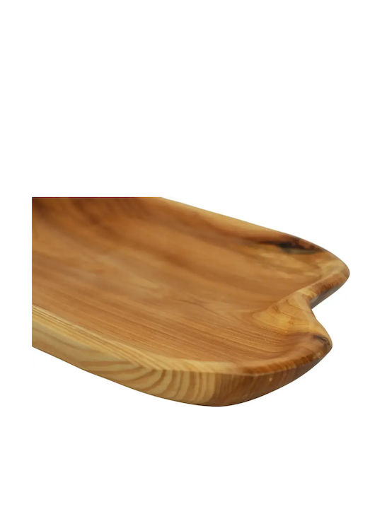 Piață De Servire Din Lemn Bej 35x23cm pl624.020