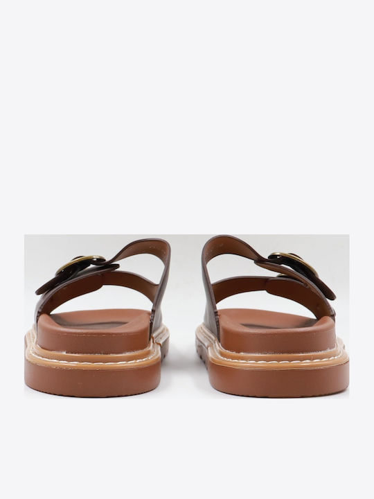 Γυναικεία Σανδάλια Flatforms Καφέ
