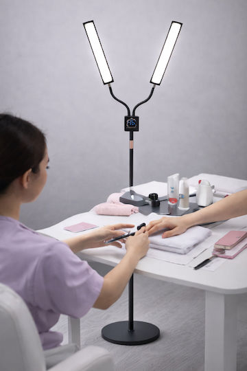 Professionelle LED-Lampe Zwei Arme Telefonhalter – Cs-d50s