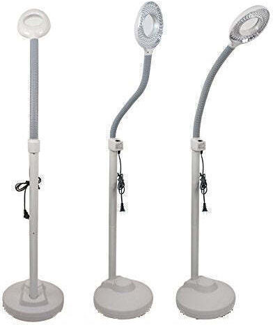 Cosmetic Lamp Magnifier Cool Led Light Flexible Arm Floor Stand