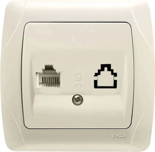 Rj11 Telephone Socket Cream Carmen