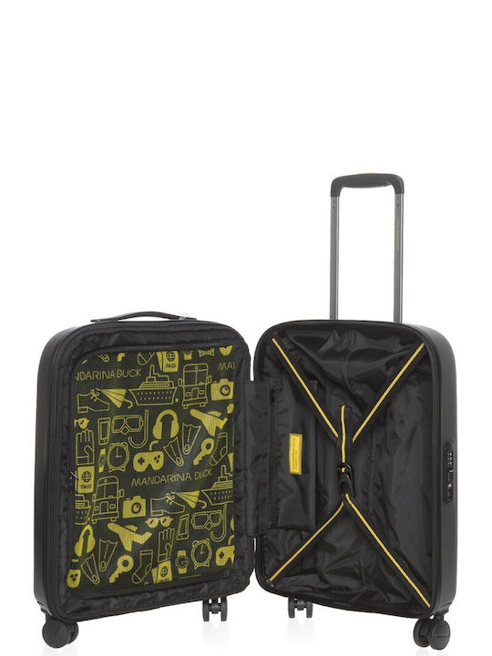 Mandarina Duck Valiză De Călătorie De Cabină Tough Choco Ice Cu 4 Roți Înălțime 55 Cm