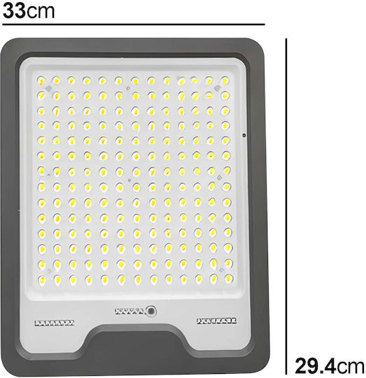 Avizar Solar Led Projector 20w 25000mah Battery Outdoor Lighting Black