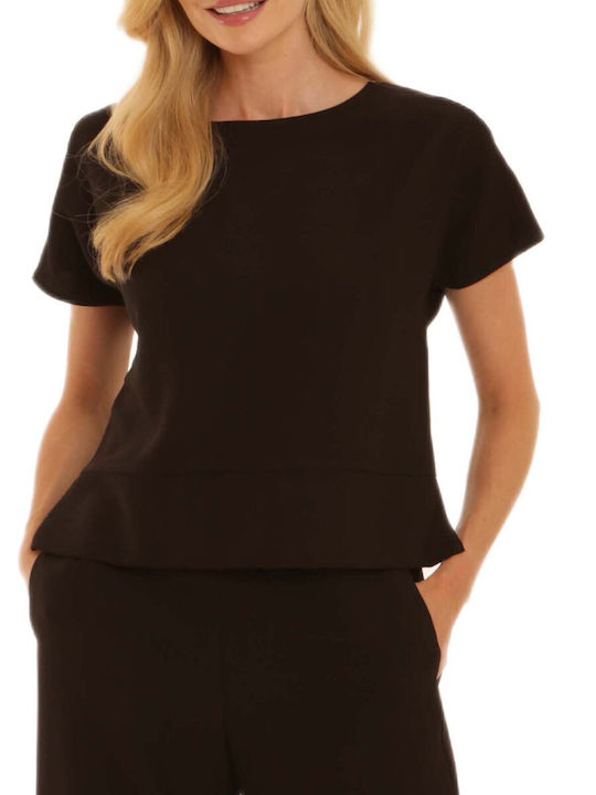 Pomodoro Women's Black Blouse Pomodoro Women's Black Blouse