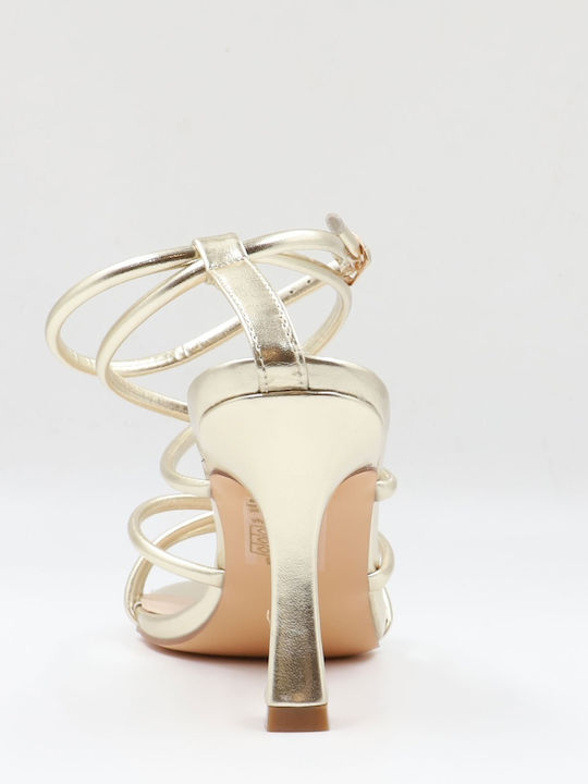 Damen Sandalen Gold