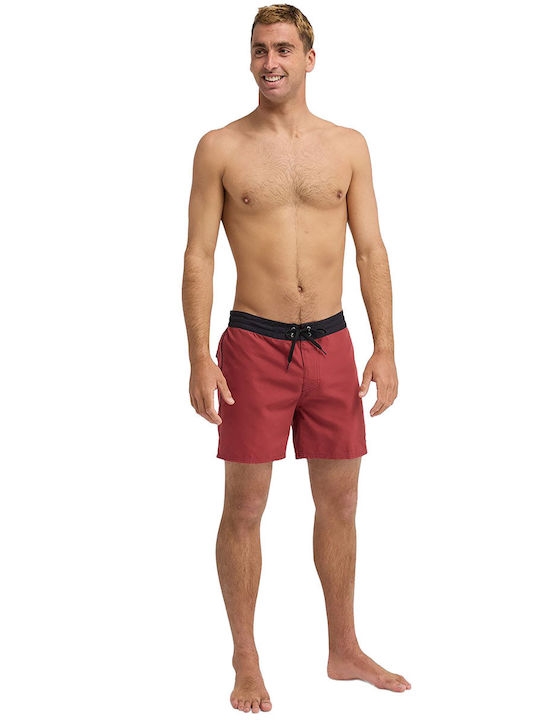 Half Jam Men's Swim Shorts Burgundy