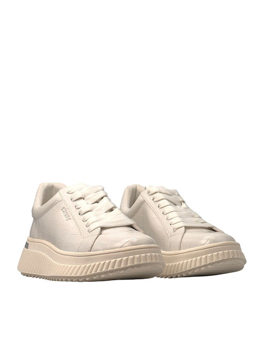 DKNY Lobeco Flatforms Sneakers White