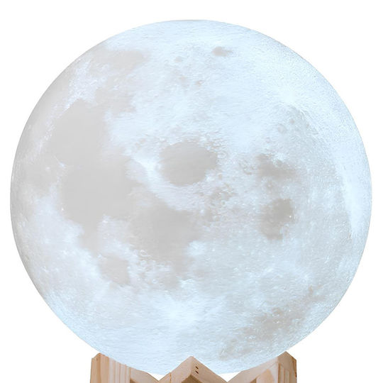 Techkidz Kinder Tischlampe Mond Reise Modell Weiß Blau
