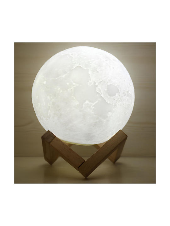 Techkidz Children's Nightlight Moon Trip Model White Blue
