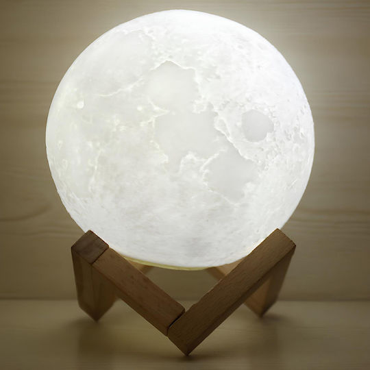 Techkidz Kinder Tischlampe Mond Reise Modell Weiß Blau