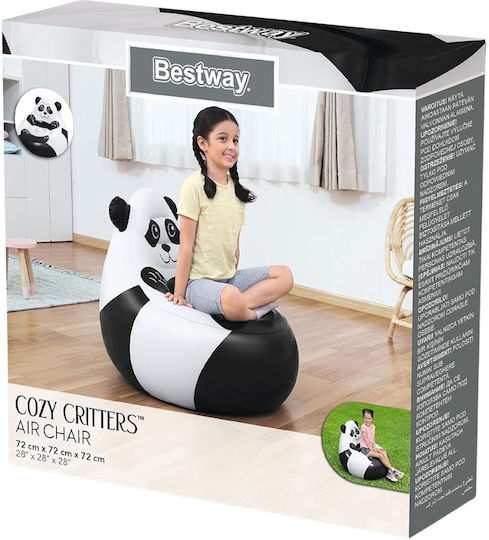Kids Armchair Cozy Critters Brown 72x72x64cm