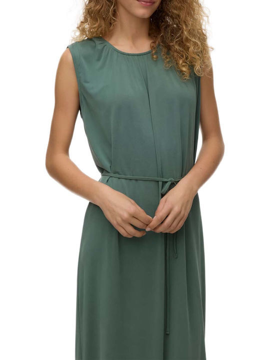 Summer Midi Dress Green