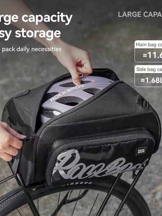 Rockbros Bicycle Rack Bag 11.6l Black