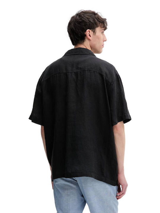 Short Sleeve Linen Shirt Mint