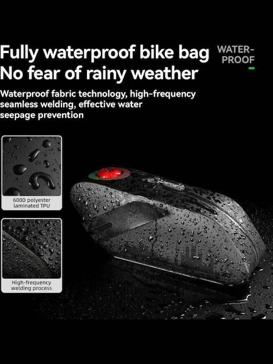 Rockbros Rockbros Fahrradtasche Satteltaschen 0.8l Schwarz