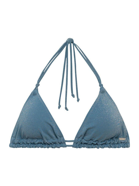 Topuri De Bikini Triunghi Cupe D Cu Burete Albastru Deschis