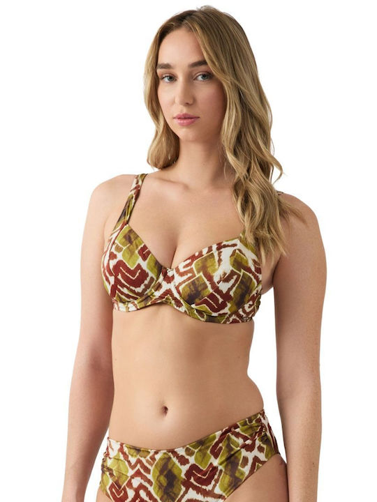 Bikini Σουτιέν C Cup Χακί