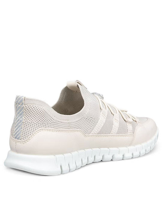 Γυναικεία Ανατομικά Sneakers Μπεζ