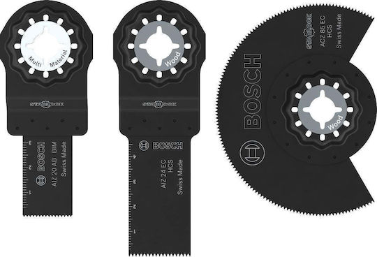 Set Lame Bosch Starlock Wandsm 3 Bucăți